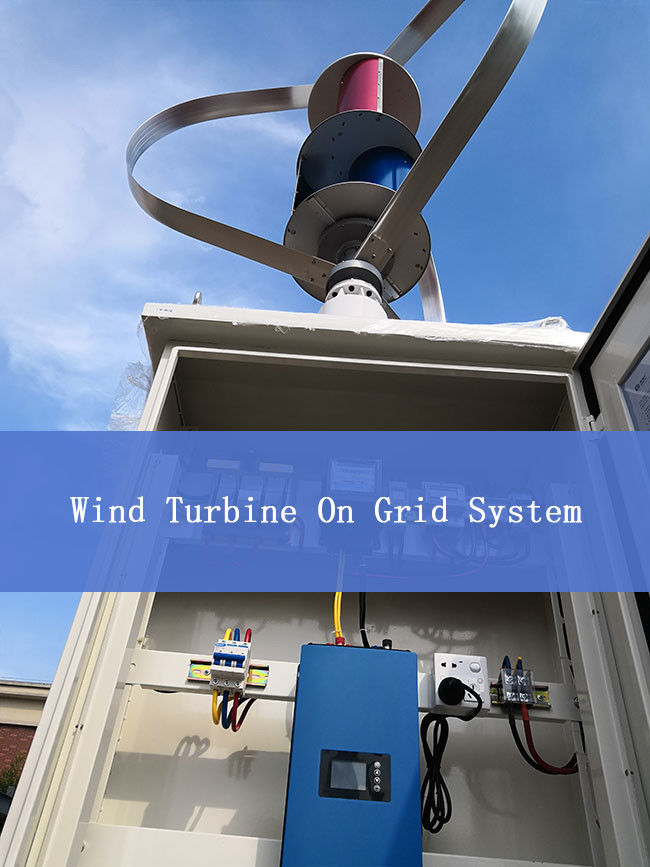توربينات الرياح على شبكة توليد الطاقة 1000W microgrid نظام توليد الطاقة