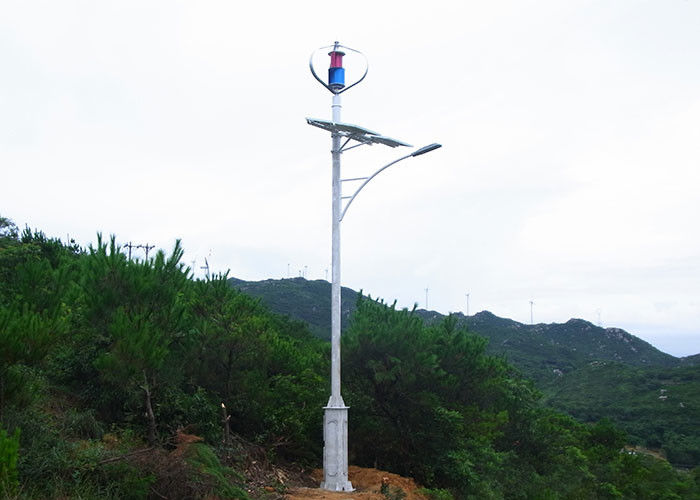 Commercial Mountain Street Lights Powered By Solar And Wind Energy